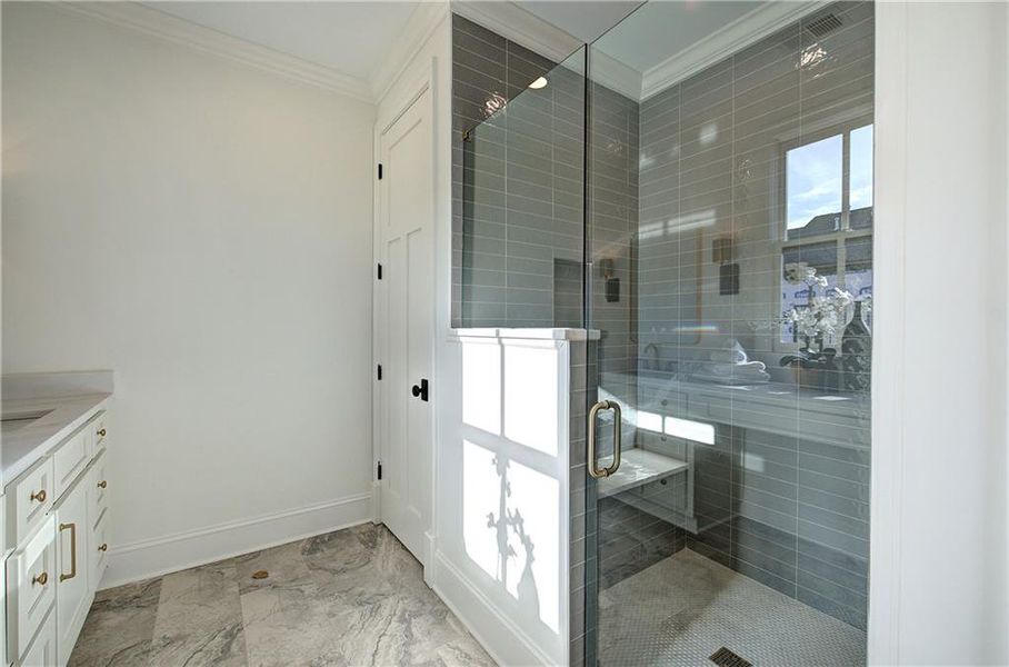 Furnished interior view inside a new home in , Cartersville (Image 14).