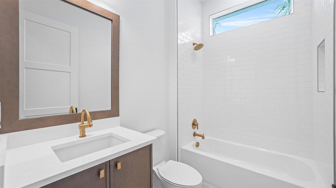 Furnished interior view inside a new home in Esprit at Avenir, Palm Beach Gardens (Image 7).