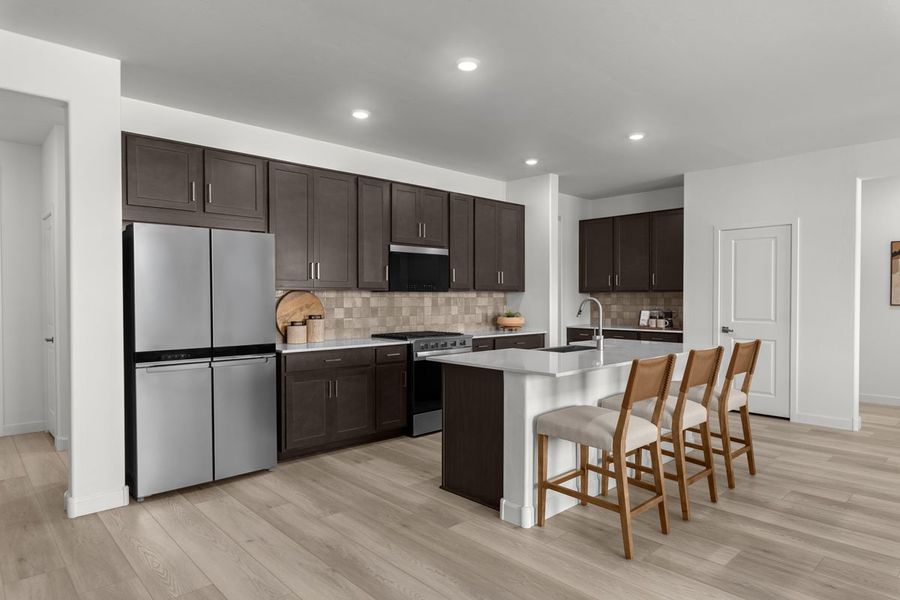 Representative furnished interior of a home built from the 2013 Modeled by KB Home in Mandarina Horizon, Marana (Image 5). Representative furnished interior of a home built from the 2013 Modeled by KB Home in Mandarina Horizon, Marana (Image 5).