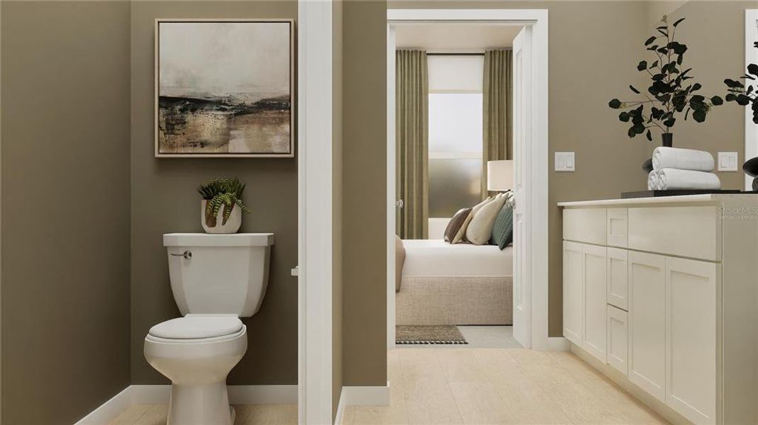 Furnished interior view inside a new home in , Davenport (Image 24).