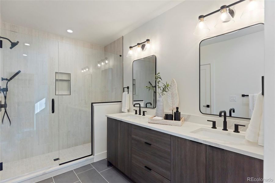 Furnished interior view inside a new home in , Denver (Image 9). Furnished interior view inside a new home in , Denver (Image 9).