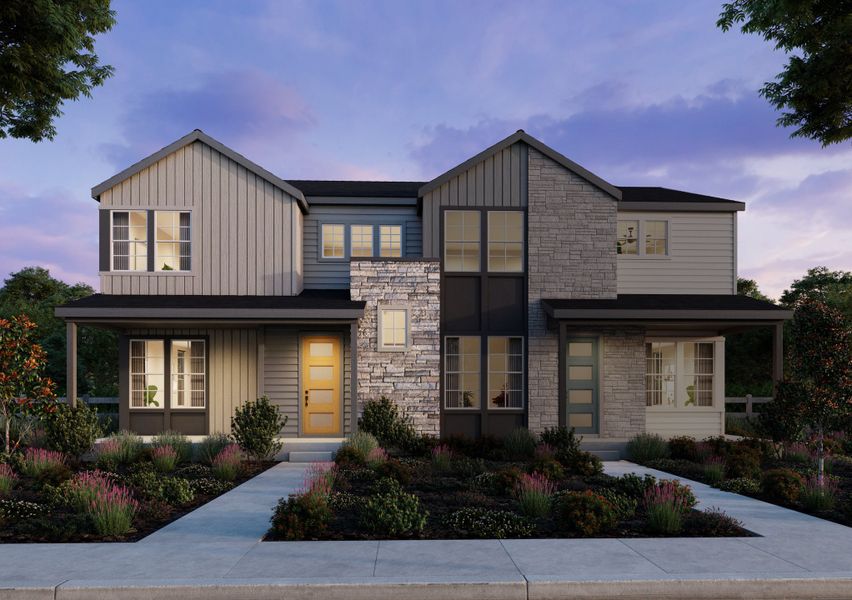 Representative exterior photo of a completed home built from the 2 by Trumark Homes in Trumark Homes at Sterling Ranch, Littleton, CO (Image 8).