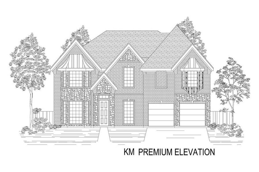 Representative rendering of the exterior for the Regency 2F (w/Game) by First Texas Homes (Image 19).