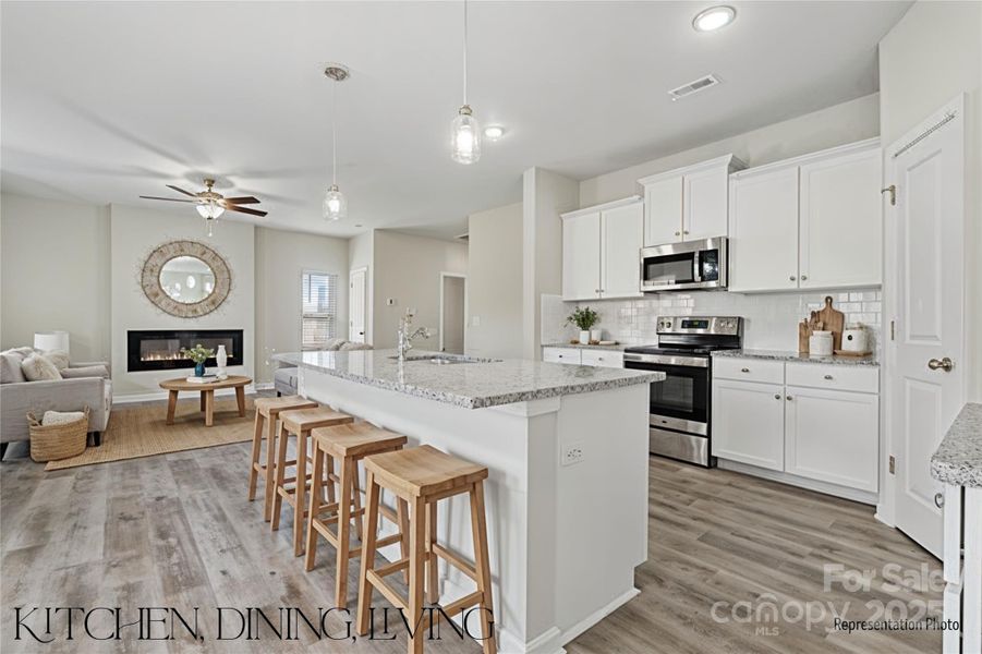Furnished interior view inside a new home in , Shelby (Image 11).