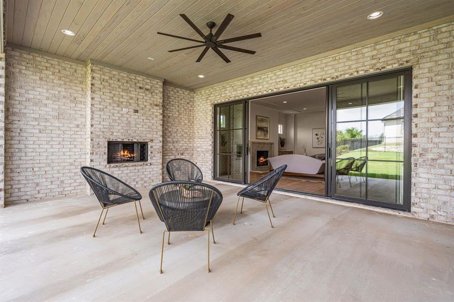 Exterior details and patio area of a home in , Fort Worth (Image 3).
