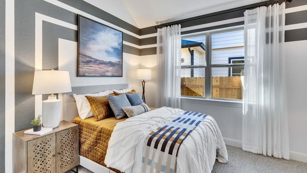 Representative furnished interior of a home built from the Palm by DRB Homes in Infinity Square, Kyle (Image 8).
