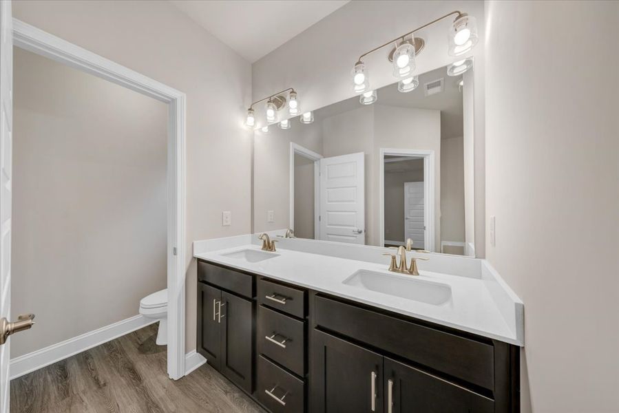 Furnished interior view inside a new home in Scarlett Place, Bowdon (Image 11).