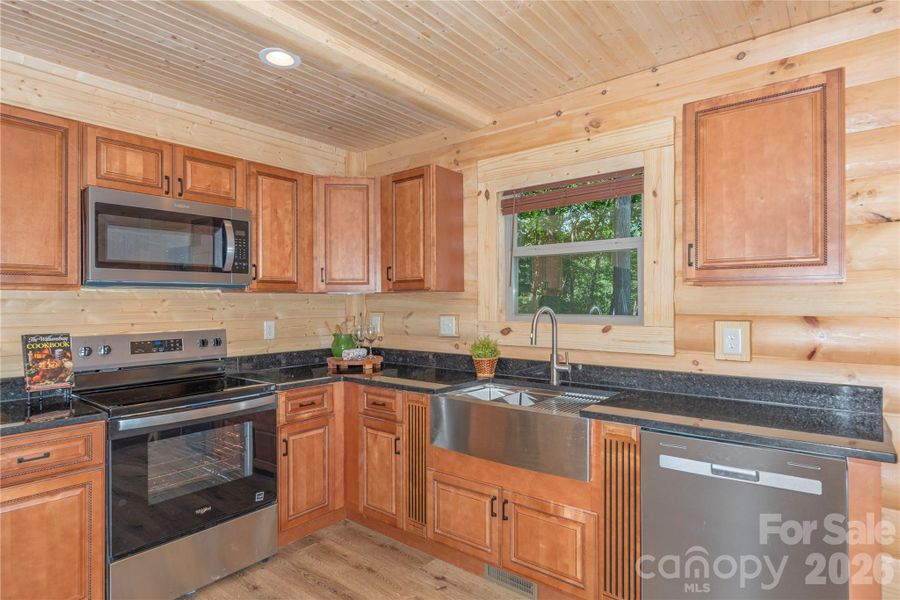 Furnished interior view inside a new home in , Maggie Valley (Image 10).