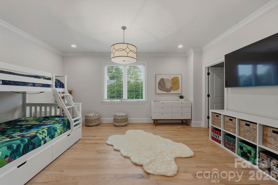 Furnished interior view inside a new home in , Charlotte (Image 29).