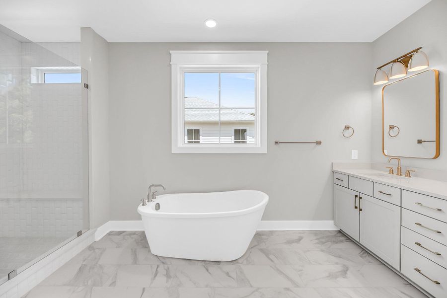 Furnished interior view inside a new home in , Awendaw (Image 45).