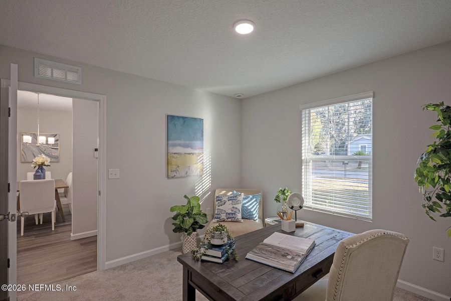 Furnished interior view inside a new home in , Jacksonville (Image 36).