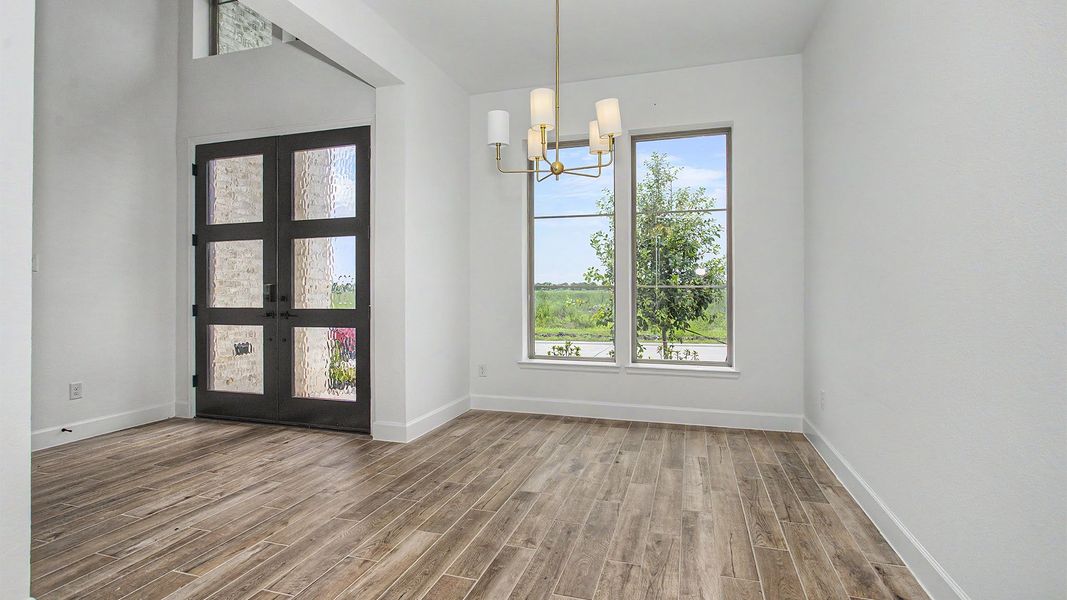 Spacious, unfurnished interior of a new home in Austin Point, Richmond (Image 11).