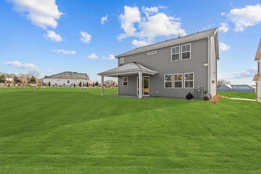 Exterior details and patio area of a home in Sparrow Creek, Boiling Springs (Image 3). Exterior details and patio area of a home in Sparrow Creek, Boiling Springs (Image 3).