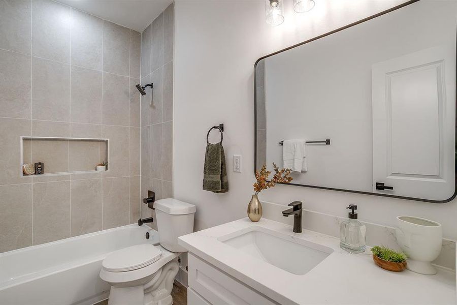 Furnished interior view inside a new home in , Fort Worth (Image 6). Furnished interior view inside a new home in , Fort Worth (Image 6).