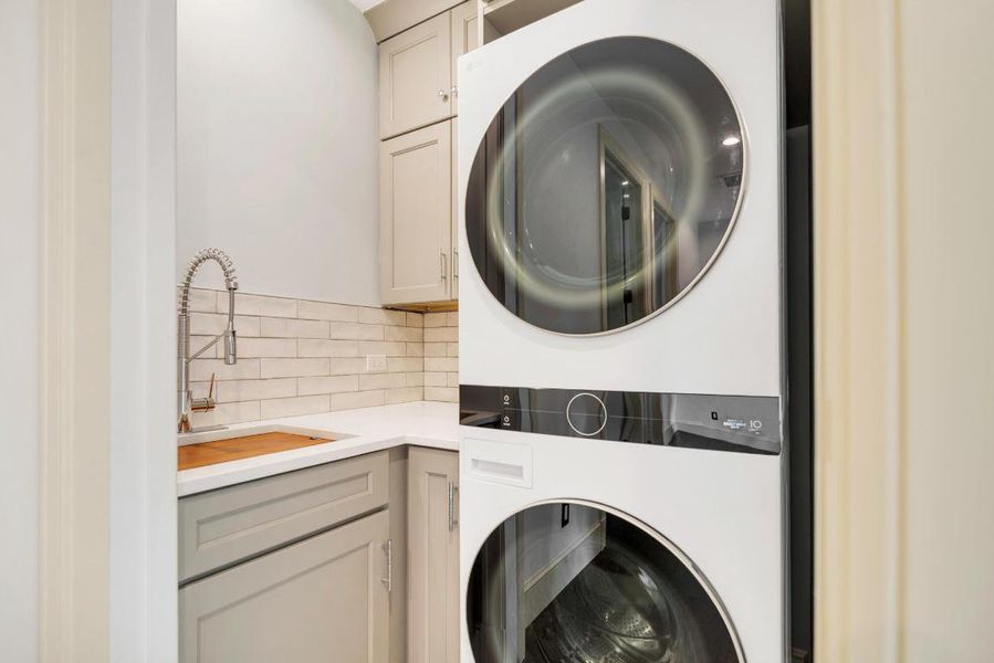 Upstairs laundry Upstairs laundry