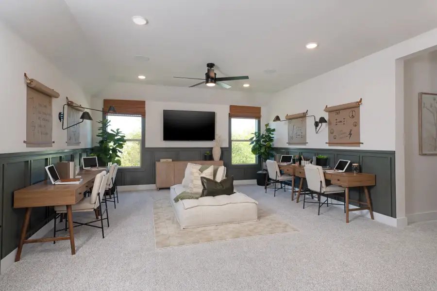 Furnished interior view inside a new home in Somerset Park, Rockwall (Image 12). Furnished interior view inside a new home in Somerset Park, Rockwall (Image 12).