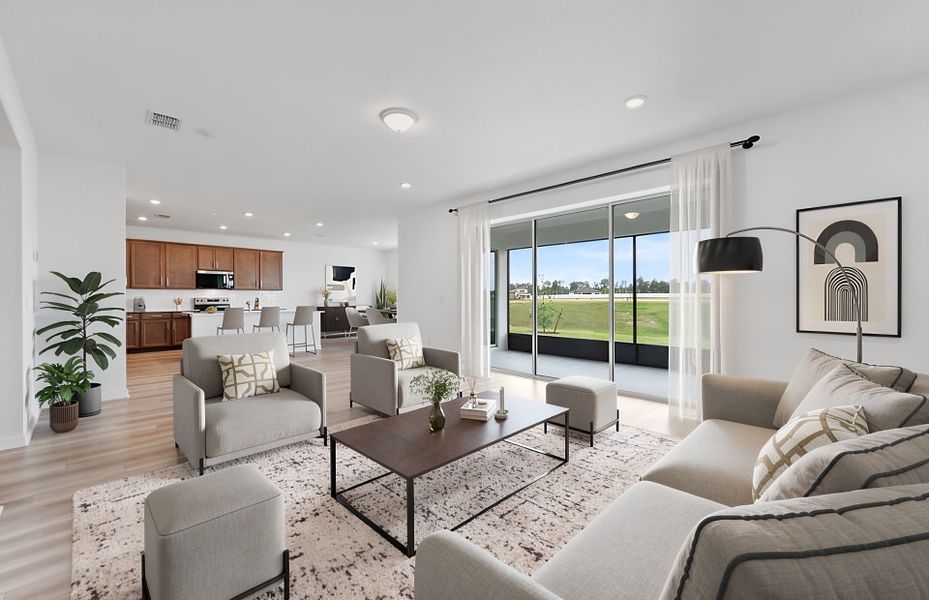 Furnished interior view inside a new home in Caldera, Spring Hill (Image 9).