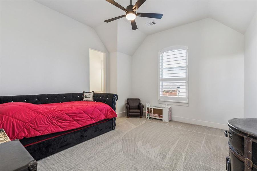 Furnished interior view inside a new home in Cambridge Estates, Prosper (Image 30). Furnished interior view inside a new home in Cambridge Estates, Prosper (Image 30).