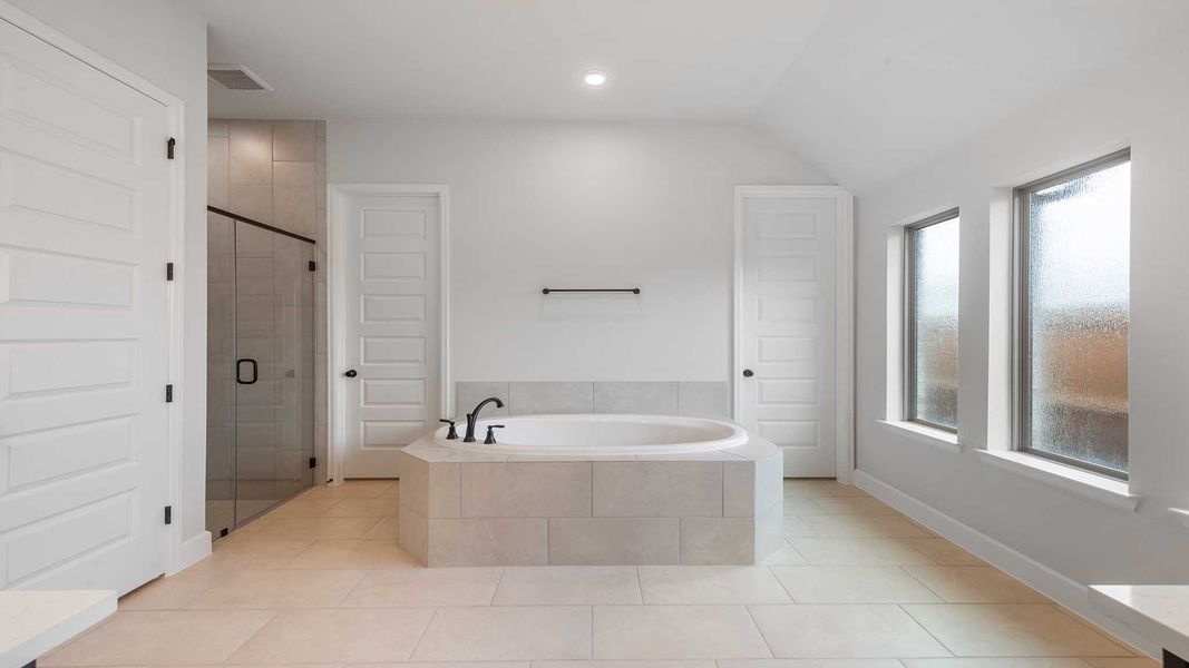 Furnished interior view inside a new home in Cambridge Crossing, Celina (Image 60).