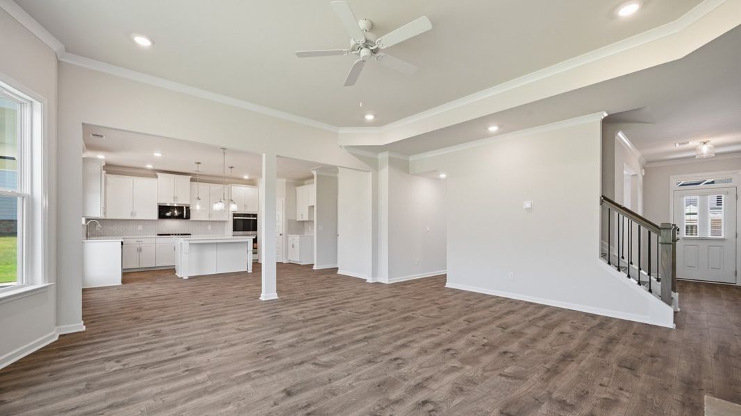 Spacious, unfurnished interior of a new home in The Gates at Pates Creek, Hampton (Image 20). Spacious, unfurnished interior of a new home in The Gates at Pates Creek, Hampton (Image 20).