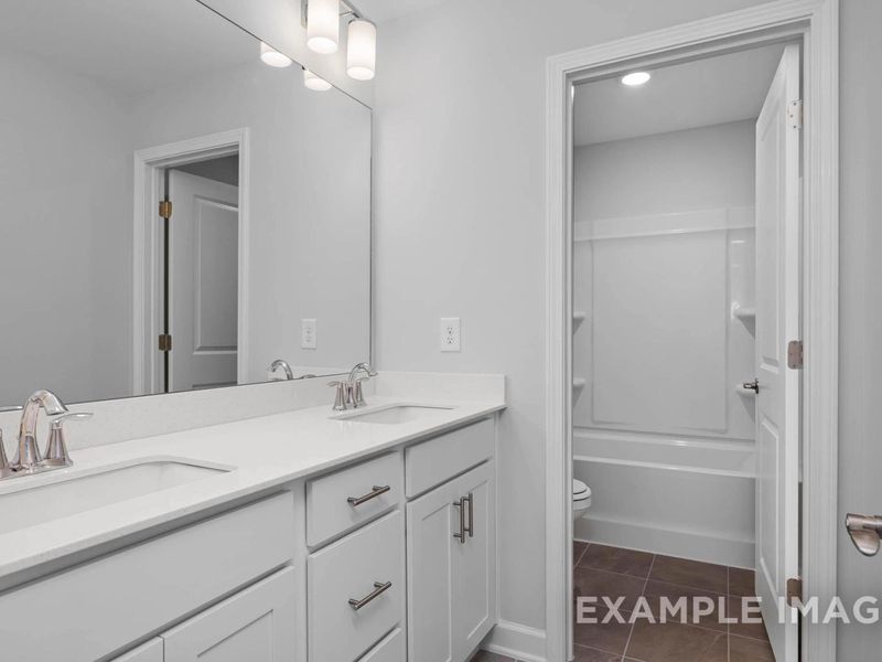 Furnished interior view inside a new home in Retreat at North Main, Lillington (Image 5).