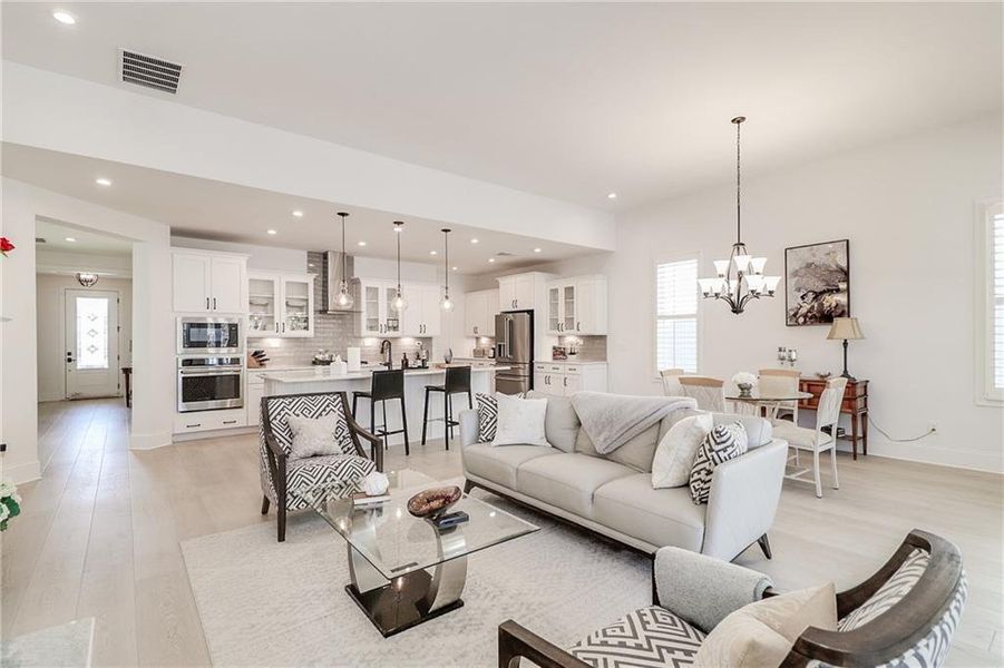 Furnished interior view inside a new home in , Hoschton (Image 38).