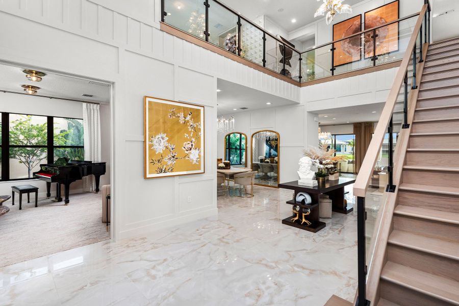 Representative furnished interior of a home built from the Sumatra Grand by GL Homes in Lotus Edge, Boca Raton (Image 6).