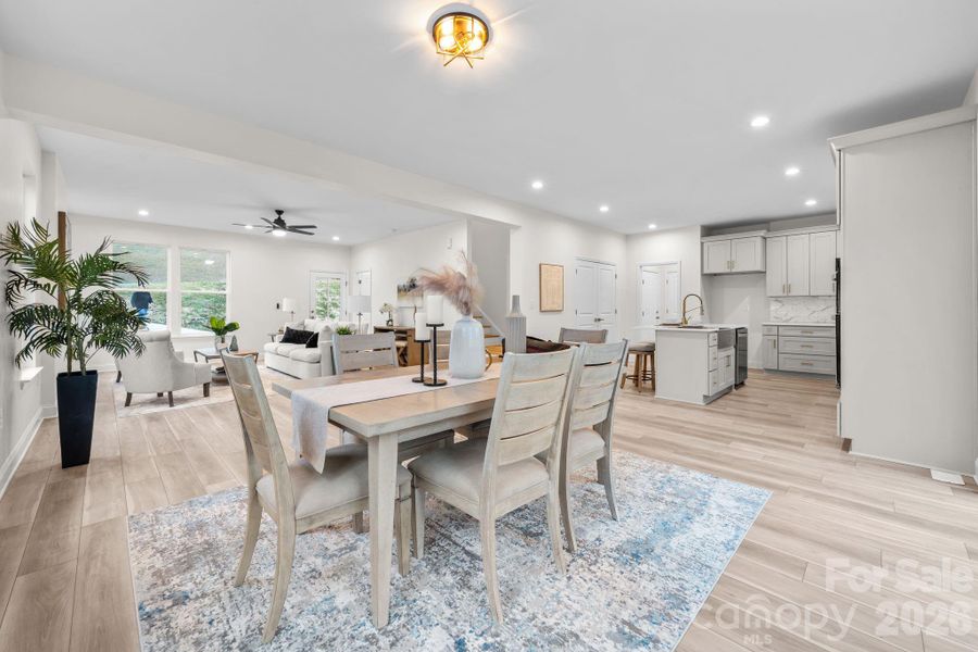 Furnished interior view inside a new home in , Mooresville (Image 10).