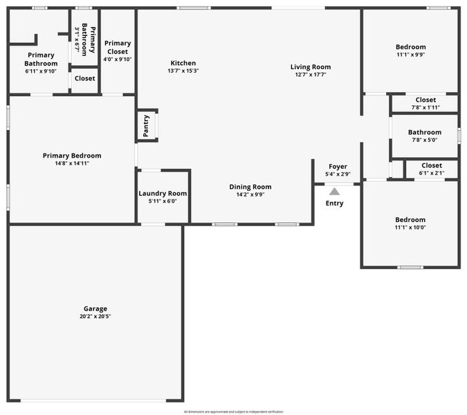 2D floor plan layout of this home in , Vero Beach, FL (Image 3). 2D floor plan layout of this home in , Vero Beach, FL (Image 3).