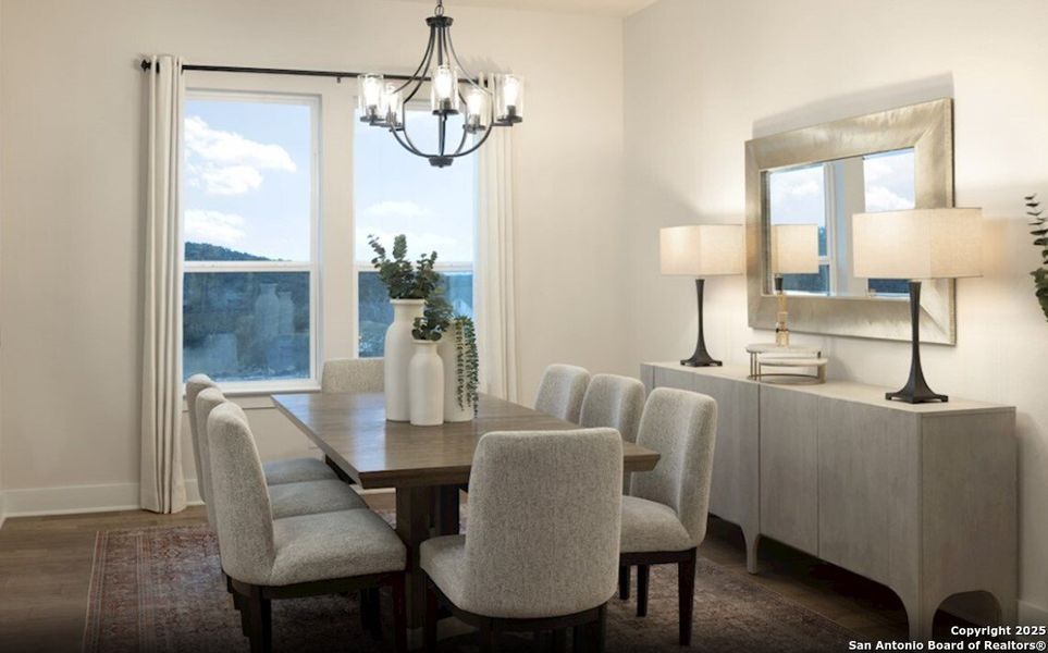 Furnished interior view inside a new home in Highland Estates, San Antonio (Image 6). Furnished interior view inside a new home in Highland Estates, San Antonio (Image 6).