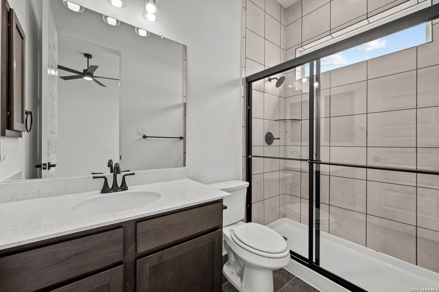 Furnished interior view inside a new home in Mesa Western, Cibolo (Image 11).
