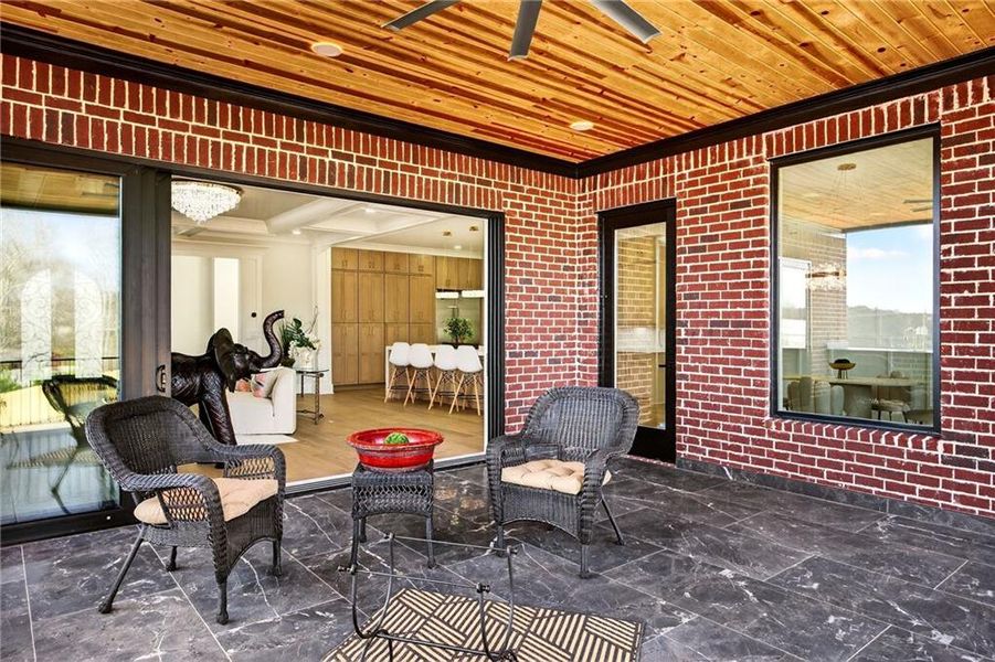 Exterior details and patio area of a home in , Buford (Image 34). Exterior details and patio area of a home in , Buford (Image 34).