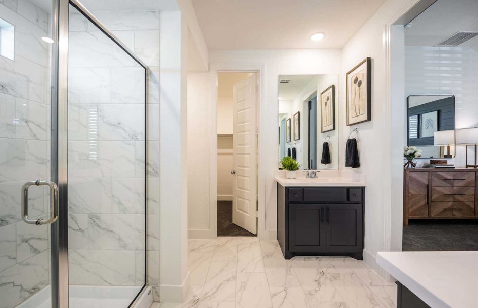 Representative Primary Bathroom - some options shown