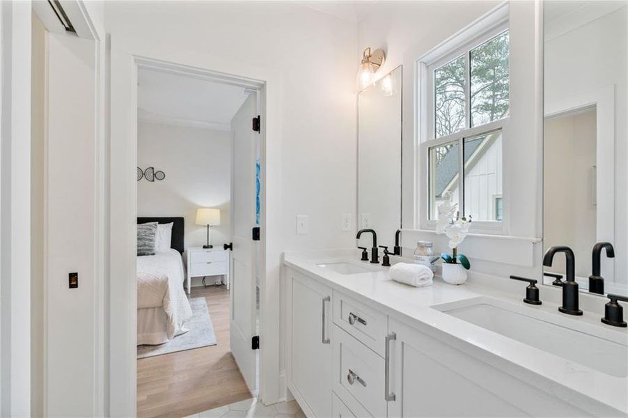 Furnished interior view inside a new home in Pendergrast Farm, Atlanta (Image 42).