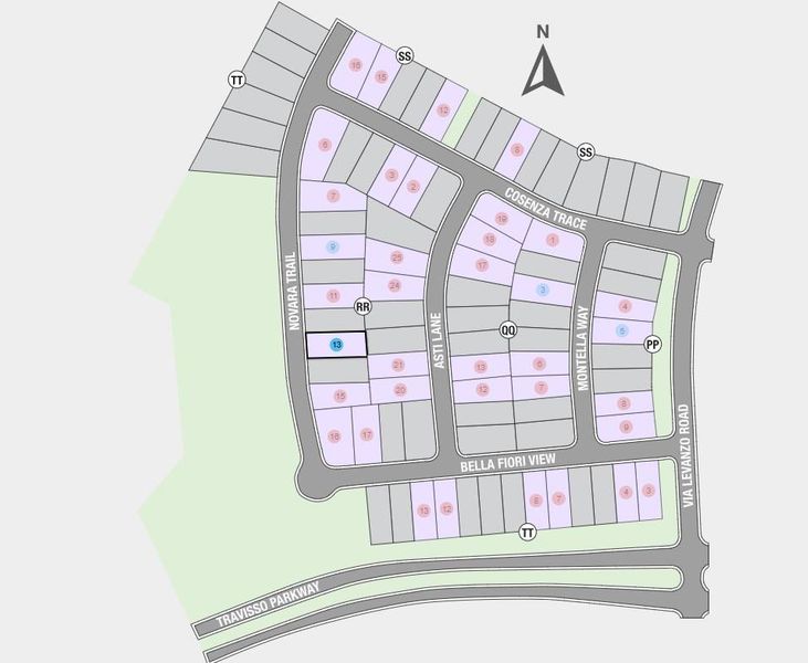 1217 Novara Trail Sitemap