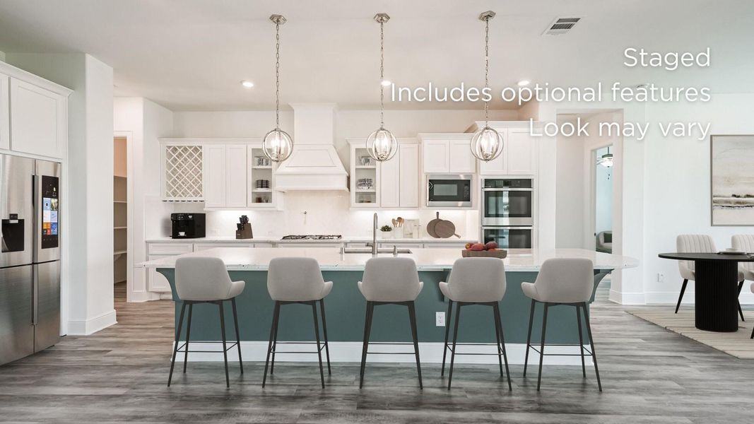 Furnished interior view inside a new home in , Manvel (Image 10). Furnished interior view inside a new home in , Manvel (Image 10).