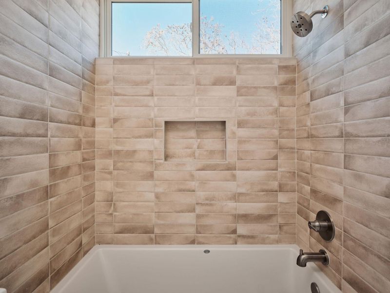 Full bathroom featuring bathtub / shower combination