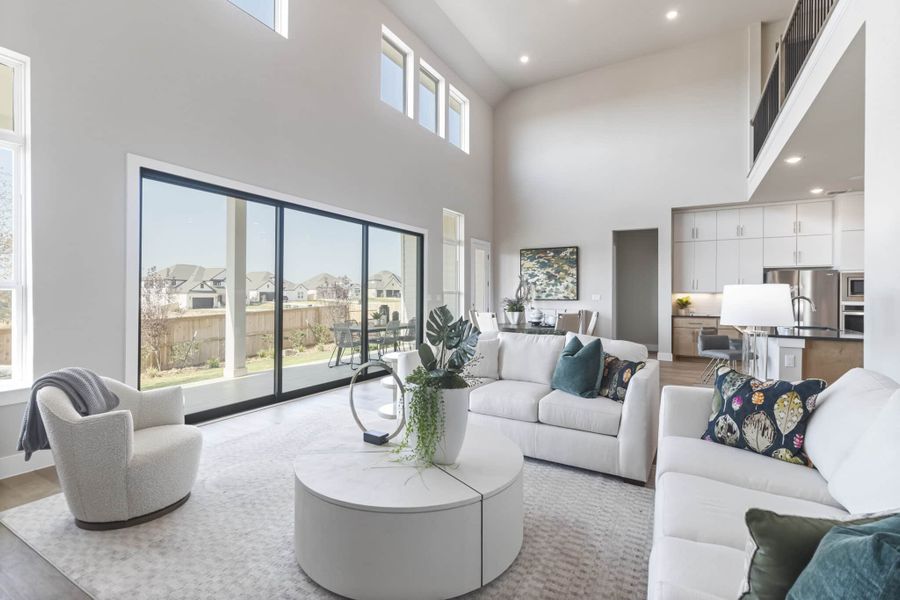 Furnished interior view inside a new home in Crescent Bluff, Georgetown (Image 8). Furnished interior view inside a new home in Crescent Bluff, Georgetown (Image 8).