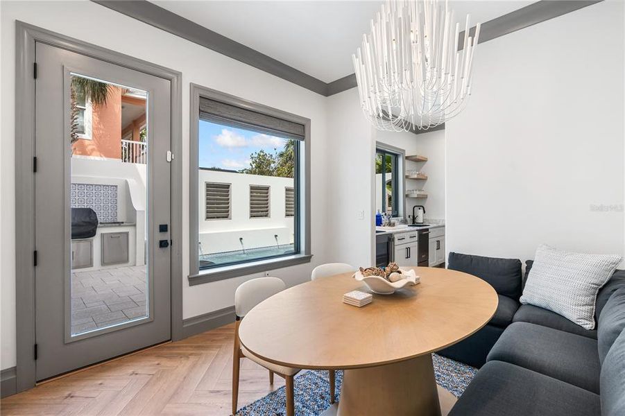 Furnished interior view inside a new home in , Palm Coast (Image 54).