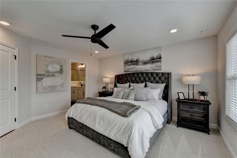 Furnished interior view inside a new home in East Park Village, Kennesaw (Image 15). Furnished interior view inside a new home in East Park Village, Kennesaw (Image 15).