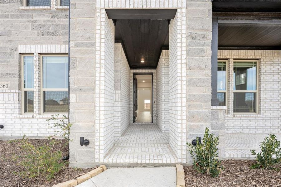 Exterior details and patio area of a home in Ridge Ranch Classic 60, Mesquite (Image 4).