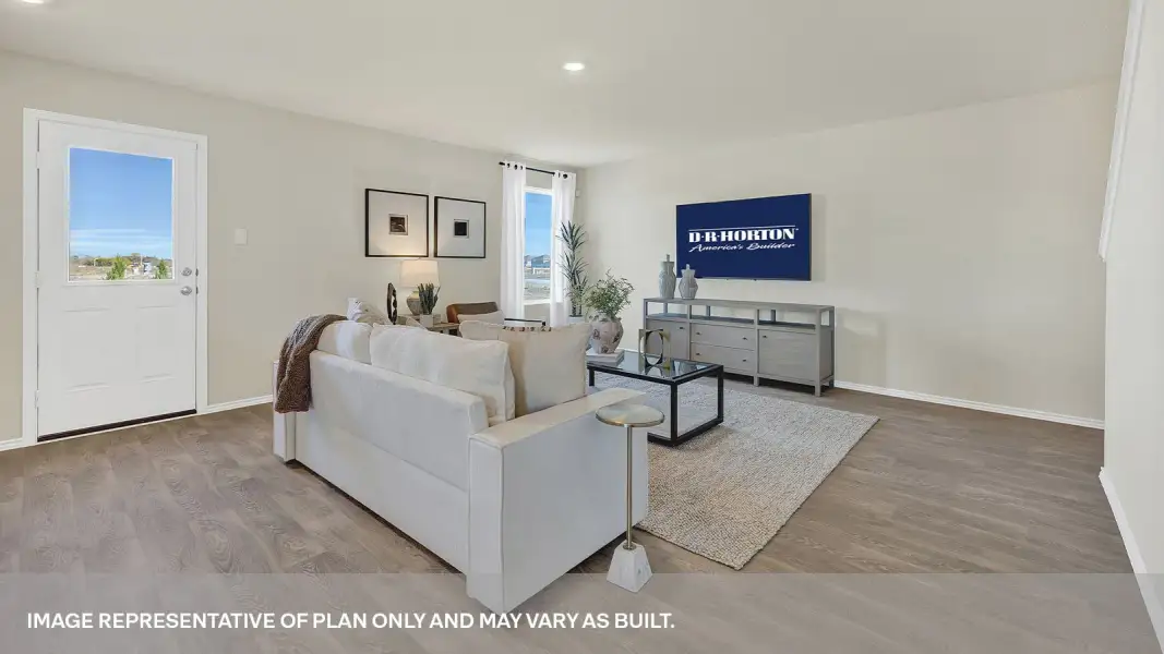 Furnished interior view inside a new home in Spring Valley, New Braunfels (Image 3).