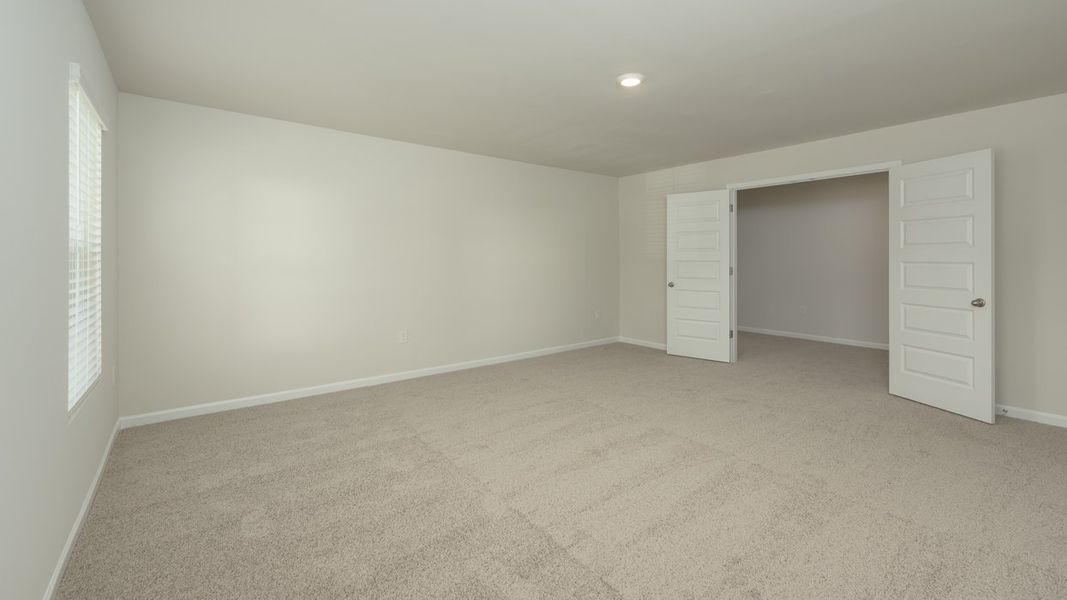 Representative unfurnished interior of a home built from the Mansfield by D.R. Horton in Brooks Station, Dacula (Image 10). Representative unfurnished interior of a home built from the Mansfield by D.R. Horton in Brooks Station, Dacula (Image 10).