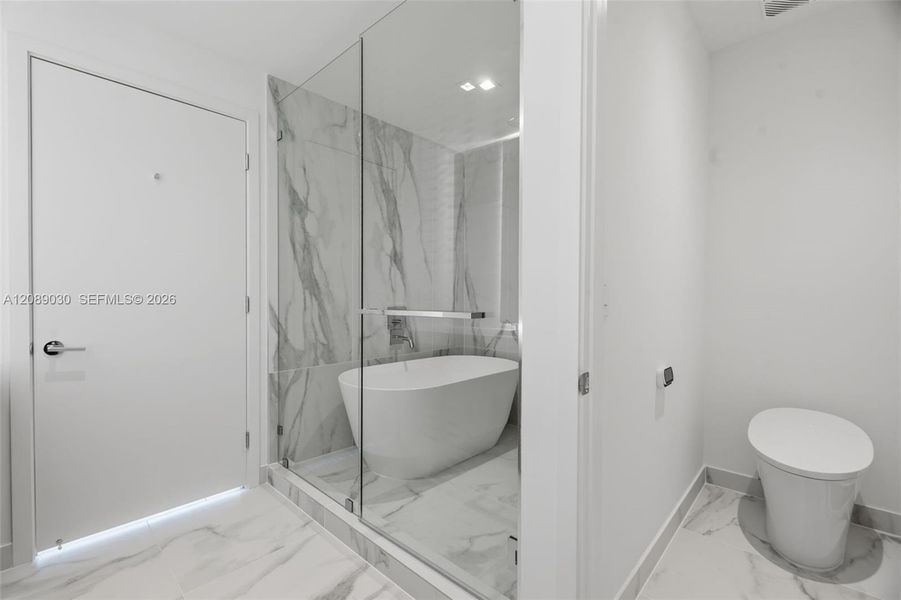 Furnished interior view inside a new home in , Miami (Image 16).