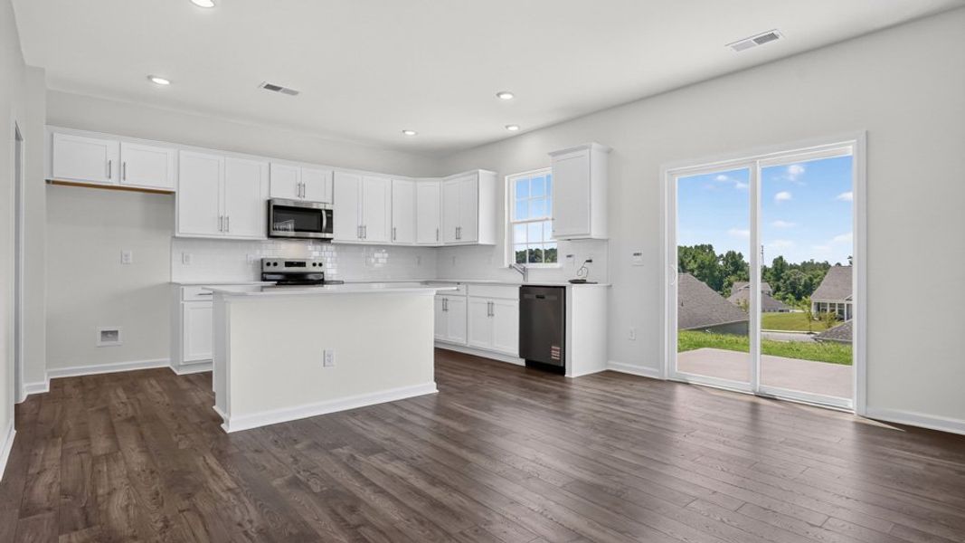 Furnished interior view inside a new home in The Reserve at Prestleigh, Wake Forest (Image 10).