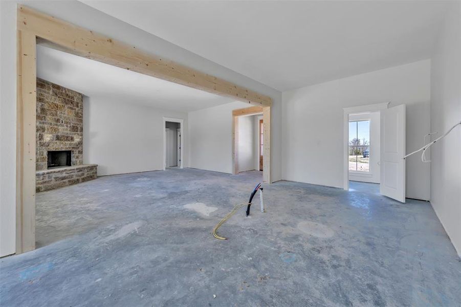 In-progress construction of a new home in , Bluff Dale, TX (Image 14).