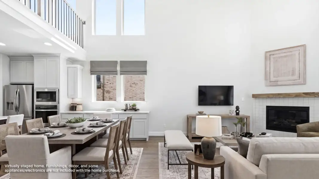 Furnished interior view inside a new home in Eliana, McKinney (Image 5).