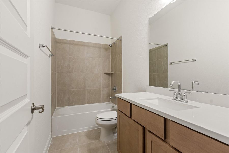 Furnished interior view inside a new home in Sundance Cove, Crosby (Image 14).