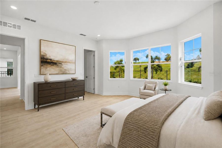 Furnished interior view inside a new home in Bella Collina, Montverde (Image 18).