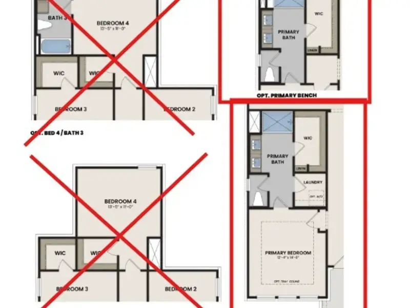2D floor plan layout of this home in Bradshaw Farms, Mount Juliet, TN (Image 5).